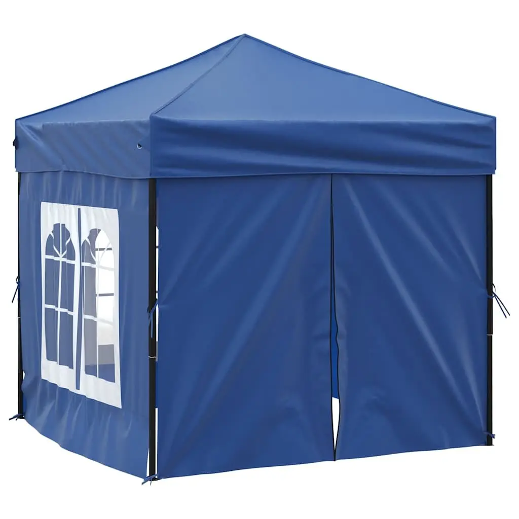 Folding Party Tent Blue 2x2m Outdoor Canopy Gazebo