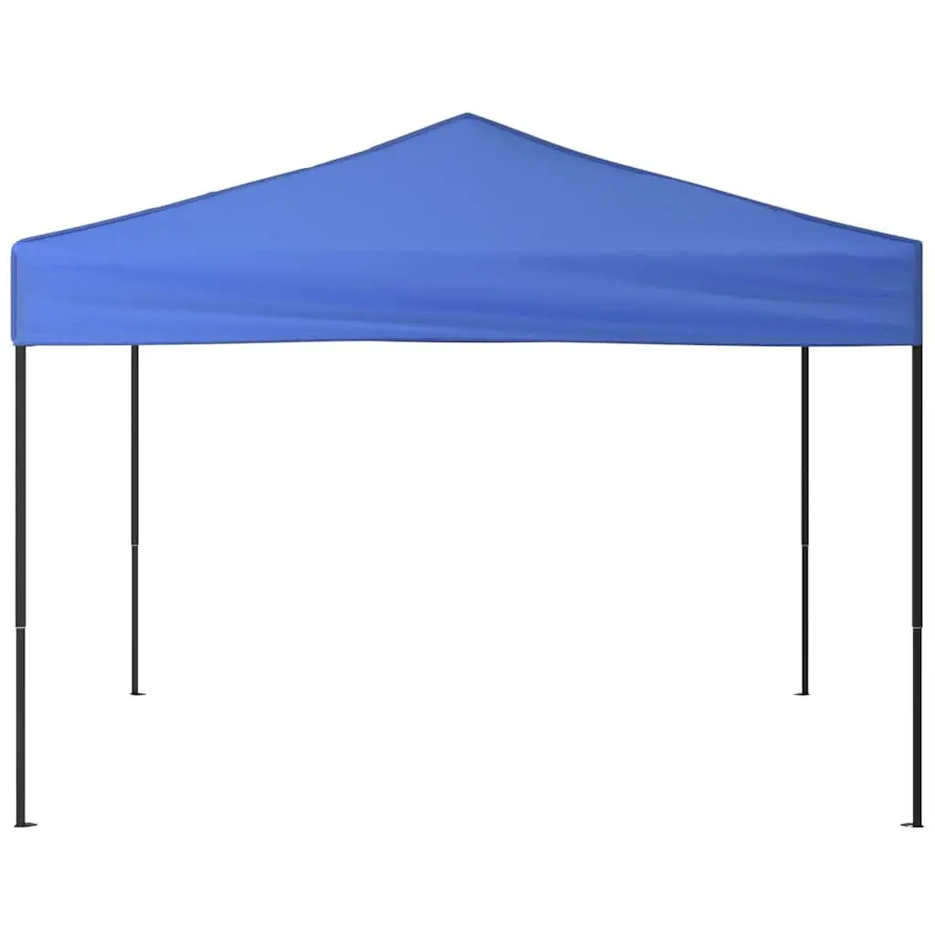 Folding Tent Outdoor Canopy 3x3m Blue Durable Steel Frame Portable Garden Shelter