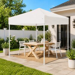 Folding Party Tent White 3x3m Outdoor Gazebo Canopy Pavilion Events Camping
