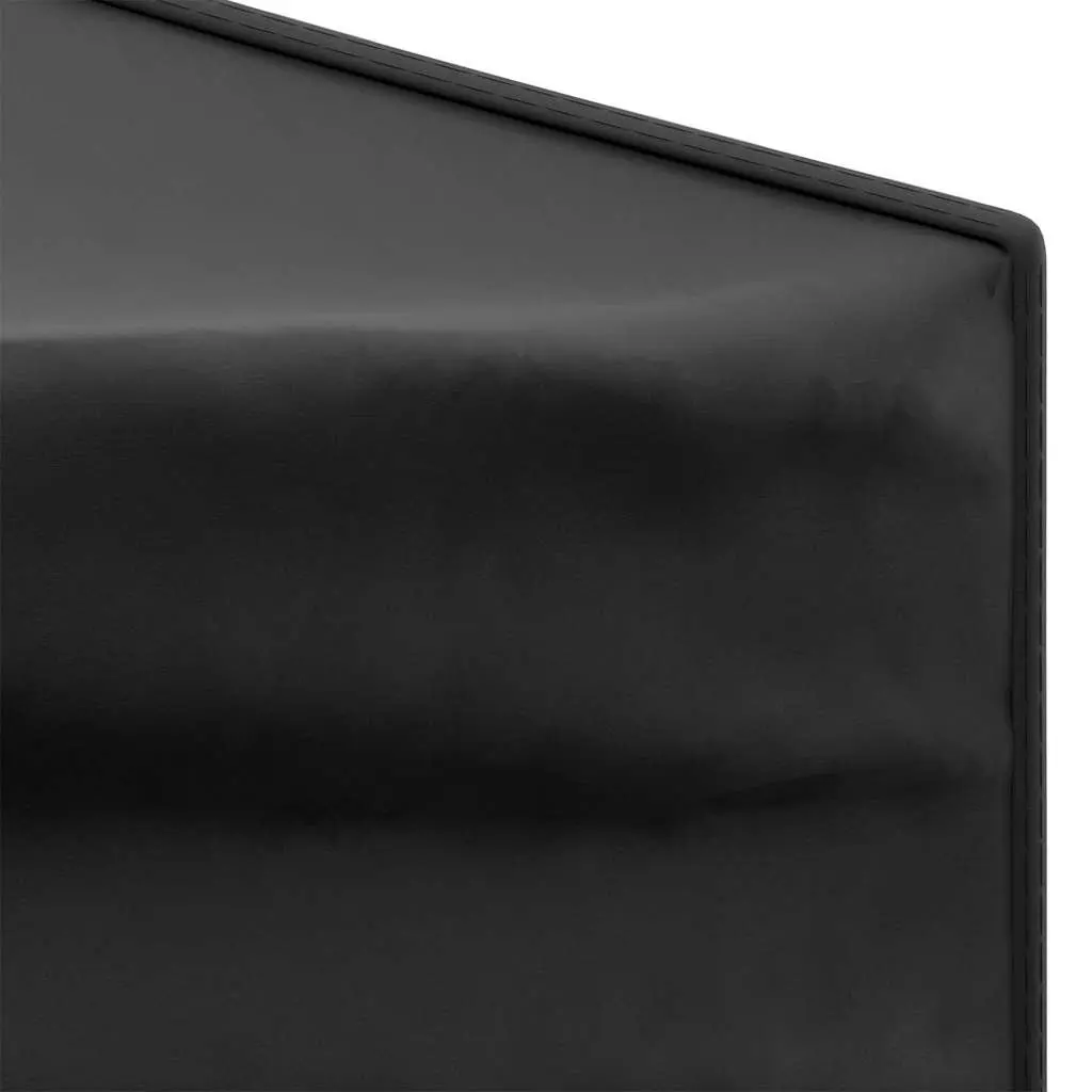 Folding Party Tent Outdoor Gazebo 3x3m Black Portable with Sidewalls