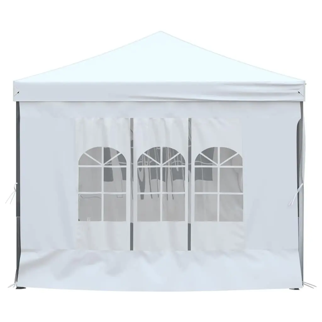Folding Party Tent with Sidewalls UV Resistant 3x6m White Outdoor Canopy Gazebo