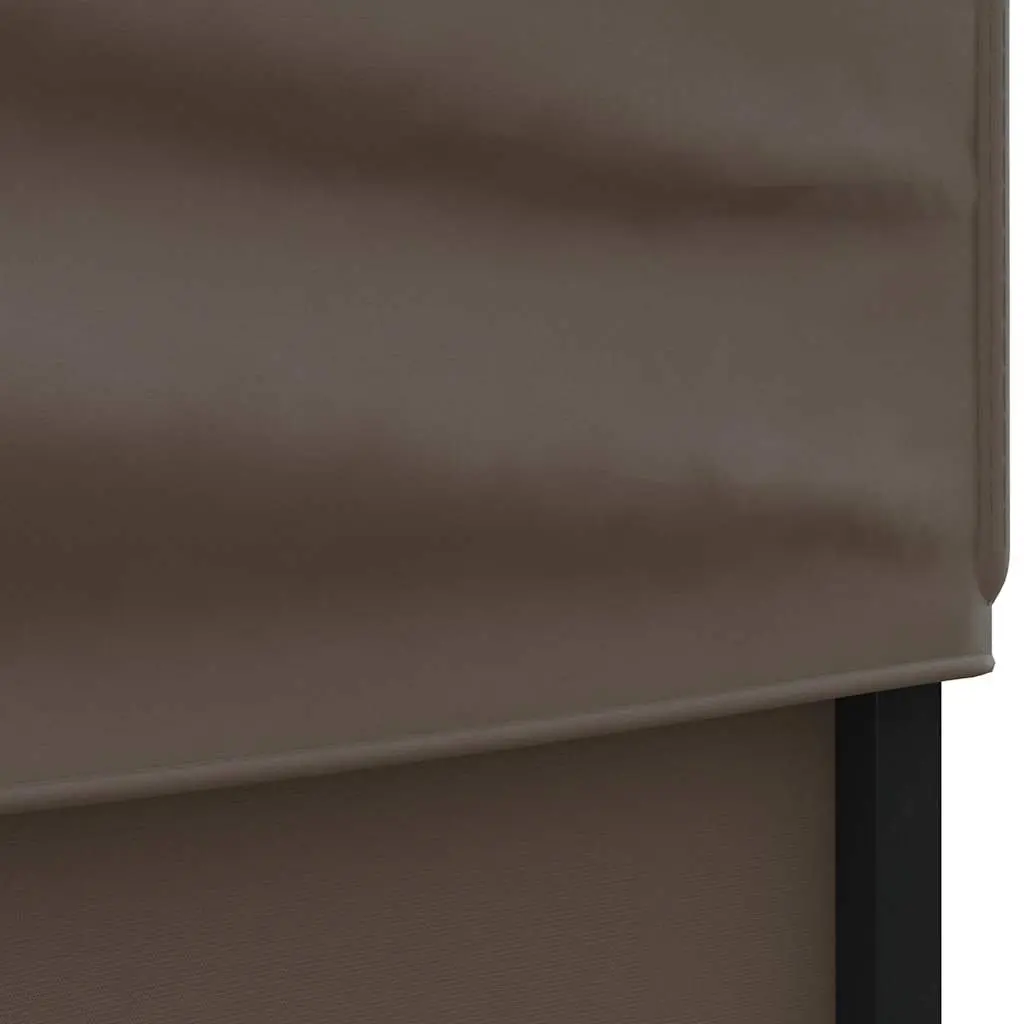 Folding Party Tent with Sidewalls 3x6m Taupe Outdoor Canopy Gazebo