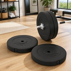 Weight Plates 2 pcs 30 kg Dumbbell Barbell Home Gym Training Fitness Exercise