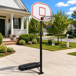 Adjustable Basketball Stand Hoop 258-363cm Portable Outdoor Indoor Game