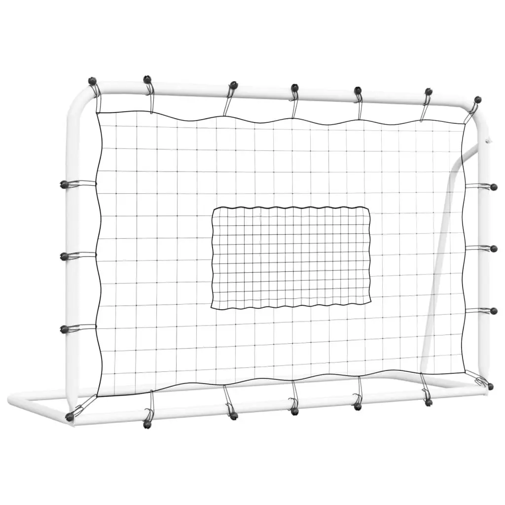 Football Net Rebounder Training Aid Soccer Goal Rebound Practice White