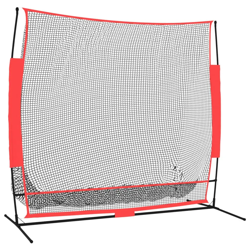 Baseball Batting Net Portable Training Backstop Knotless Polyester 215x107x216cm