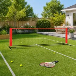 Tennis Net 300x100x87 cm Polyester Garden Backyard Training Sports Equipment