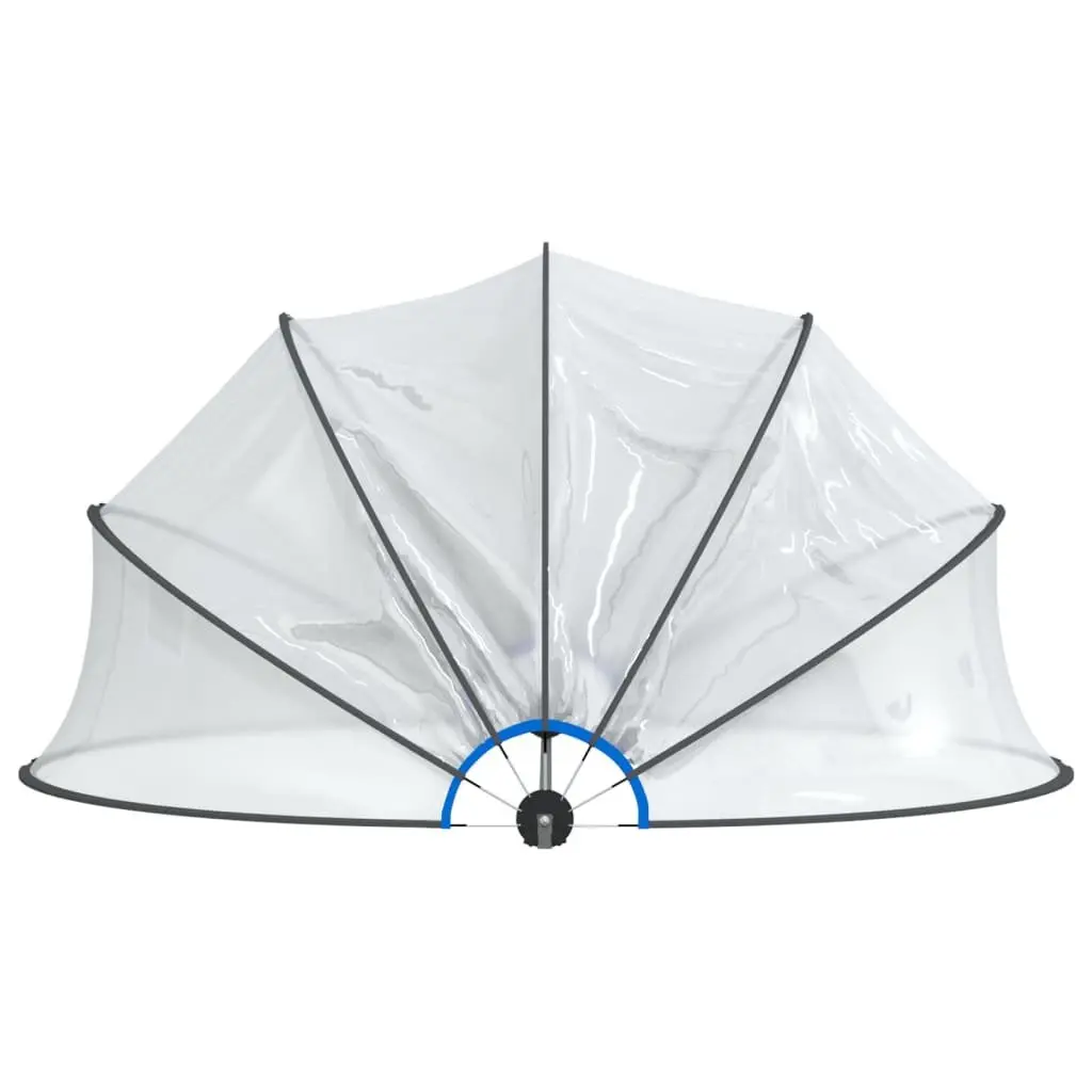 Pool Dome Transparent PVC Shelter Cover 376x188 cm