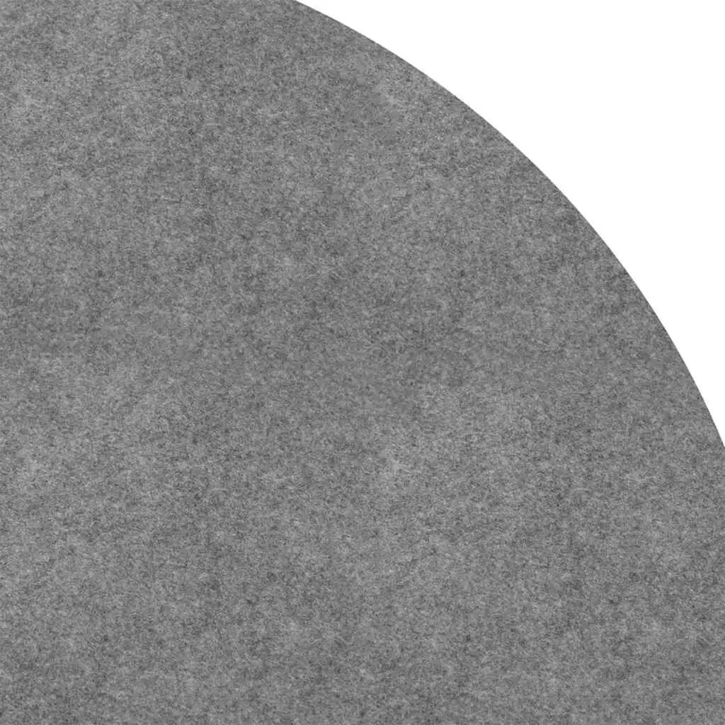 Pool Ground Cloth Protective Liner Mat Ø366 cm Light Grey Polyester Geotextile