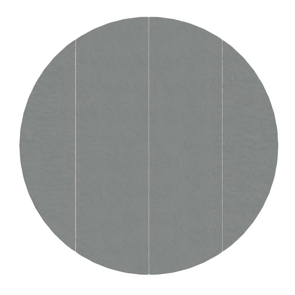 Pool Ground Cloth Protective Circular Ø458 cm Light Grey Polyester Geotextile