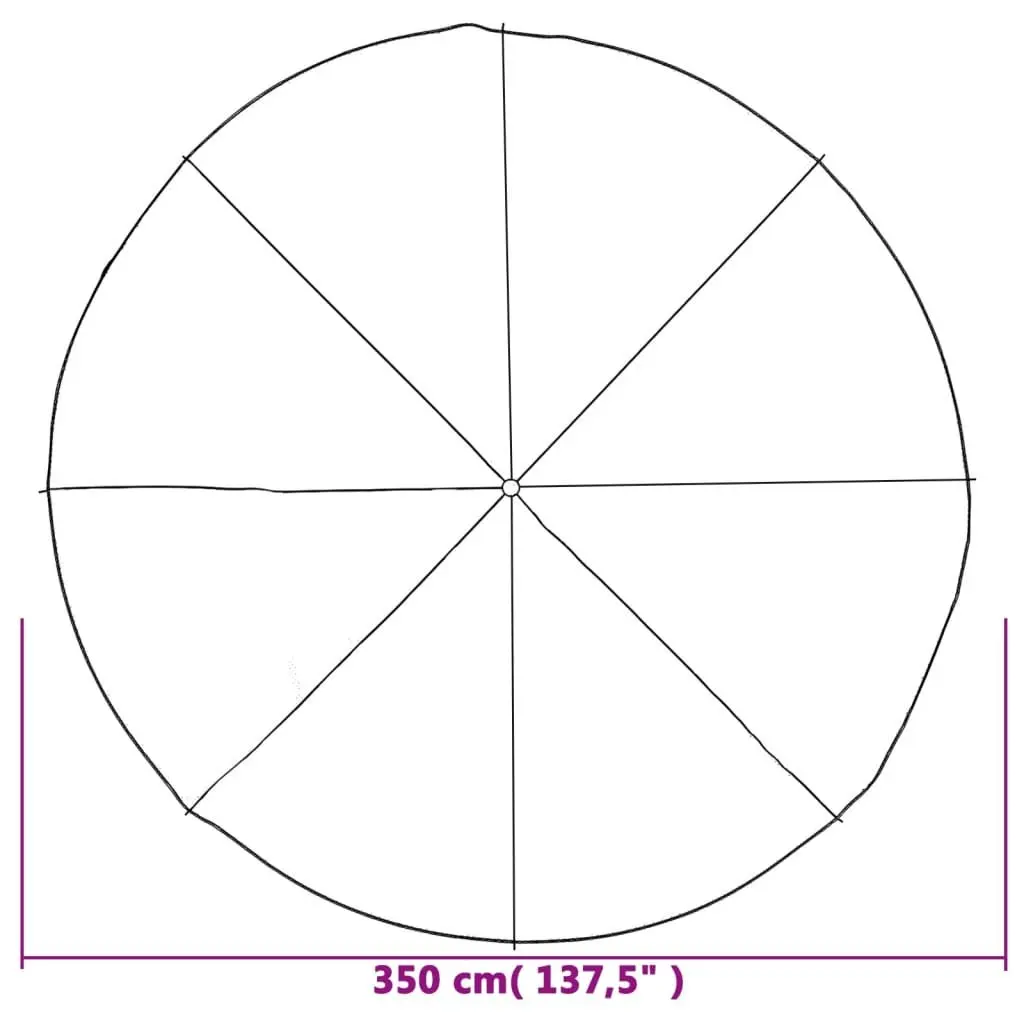 Play Parachute Rainbow Colours 3.5m Diameter Polyester for Kids Group Activity