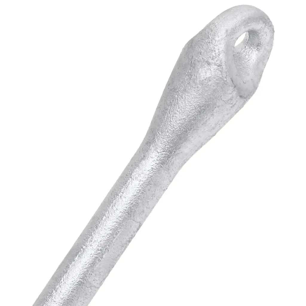 Folding Anchor 3.2 kg Silver 4-Claw Grapnel Docking Boat Watercraft Securing