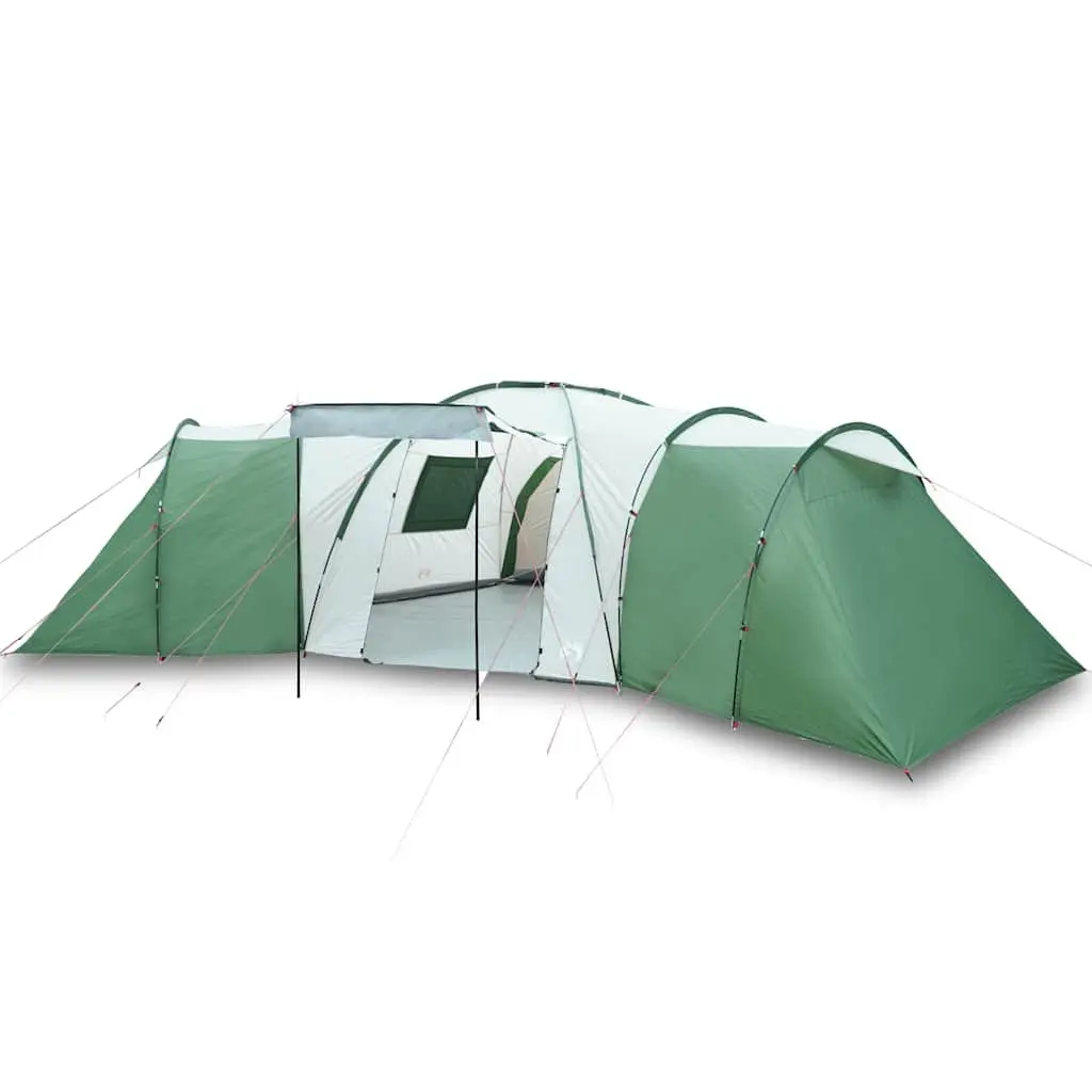 Dome Tent Waterproof Family Camping Shelter 12-Person Green