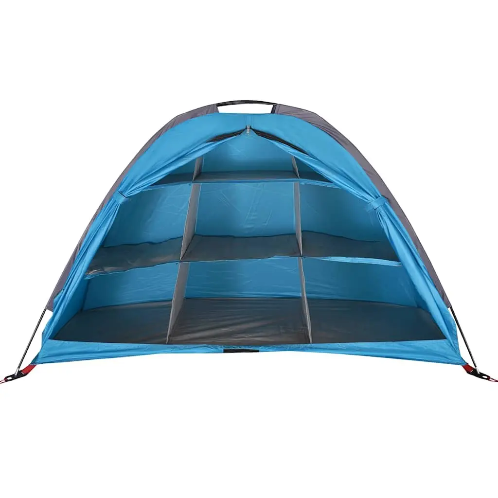 Storage Tent Waterproof 9 Compartments Blue Portable Camping Organiser