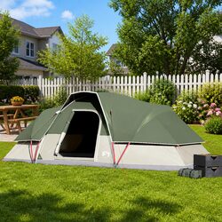 Family Dome Tent 9-Person Camping Outdoor Waterproof Green Easy Setup