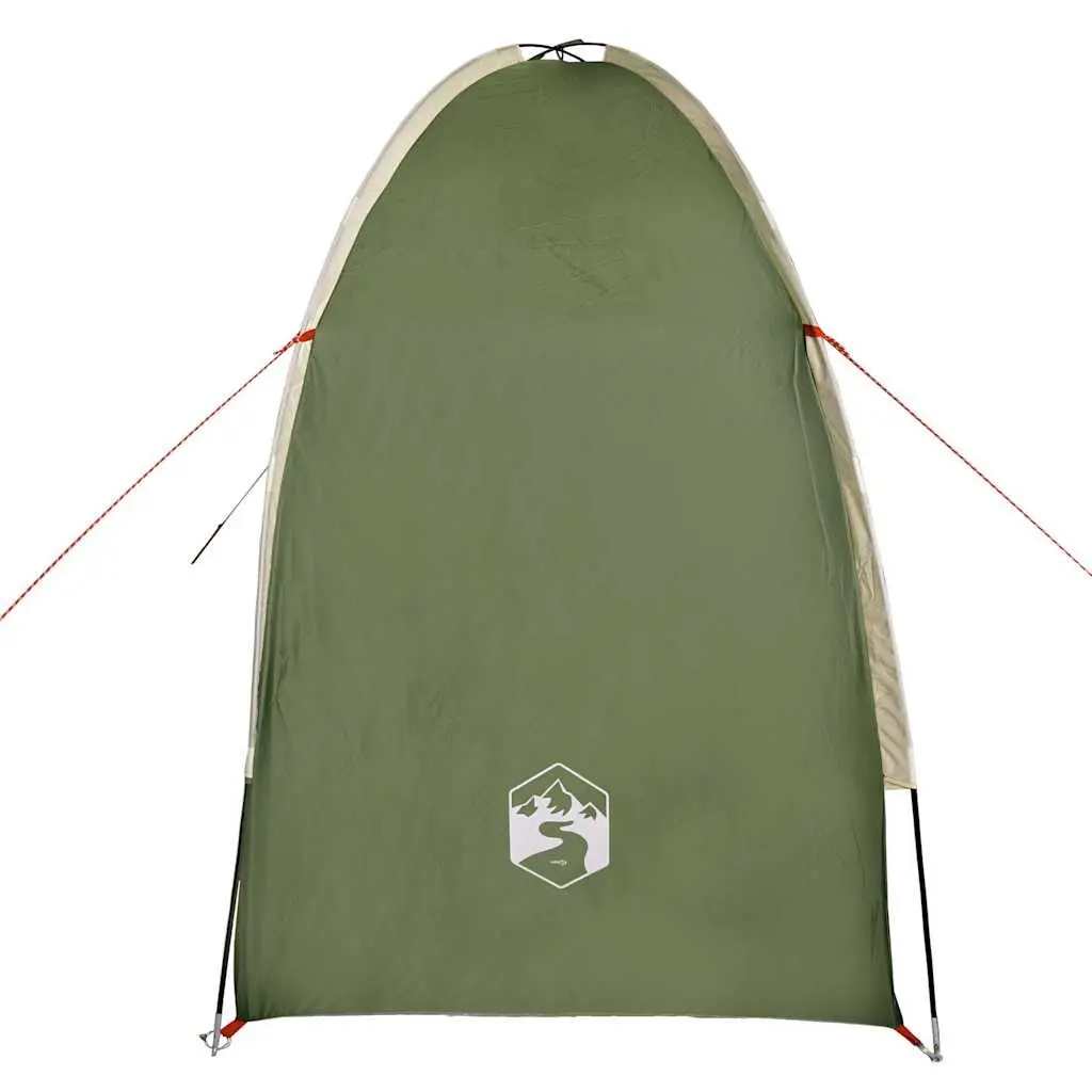 Storage Tent Waterproof Green Polyester Fibreglass Poles Portable Camping Hiking