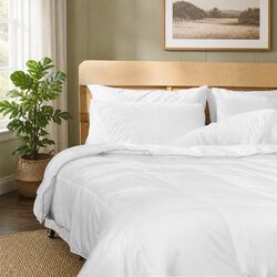 Bamboo Blend Quilt Queen Size 250GSM Moisture-Wicking Breathable Bedding Doona