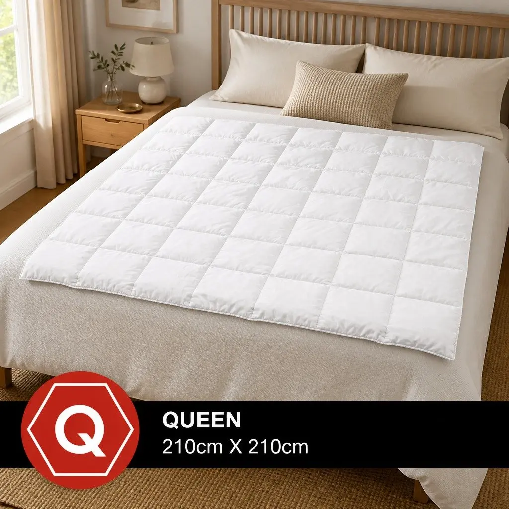 Bamboo Blend Quilt Queen Size 250GSM Moisture-Wicking Breathable Bedding Doona