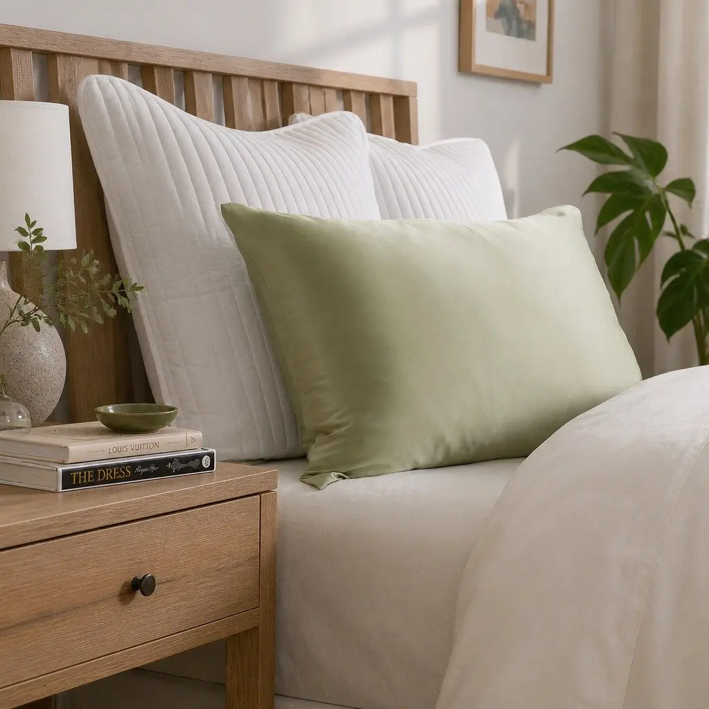 Silk Pillowcase Dual-Sided Mulberry Soft Luxury Bedding Sleep Comfort Single