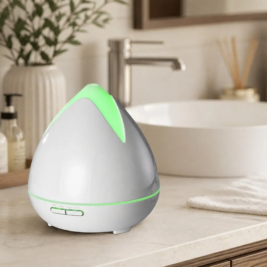 Cool Mist Ultrasonic Diffuser 400ml Aromatherapy Humidifier with 7 LED Mood
