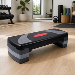 Aerobic Step Exercise Stepper 3 Level Adjustable Home Gym Training Fitness Bench