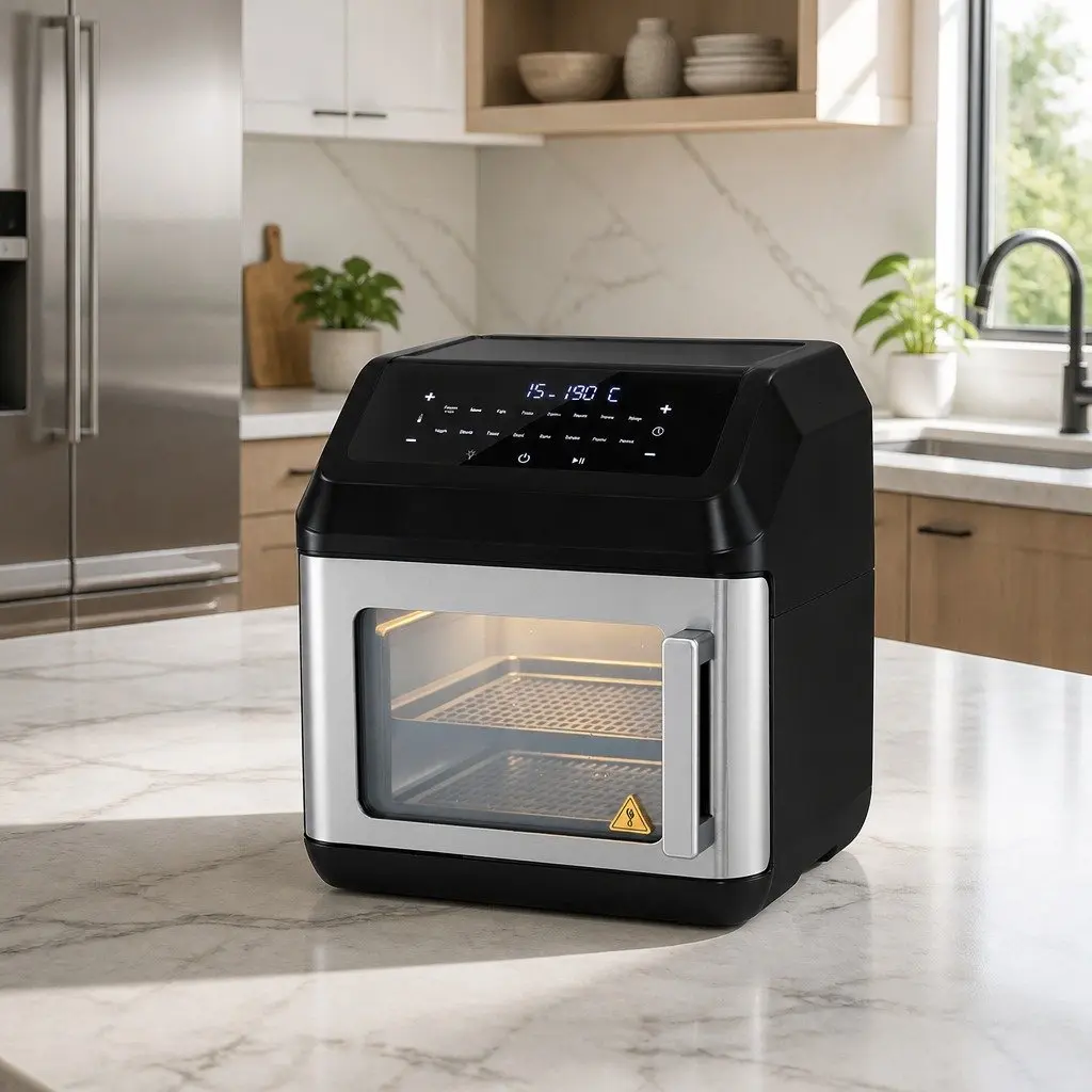 Air Fryer 13L LCD Digital Oven Touch Control 17 Pre-set Programs Hot Air