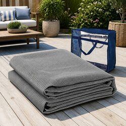 Annex Matting Floor Mats 4M x 2.5M Mesh Caravan Camping Grey Outdoor