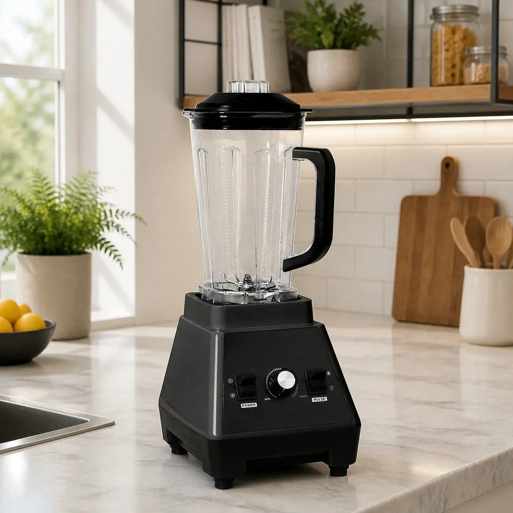 Commercial Blender High-Power 2L Black Kitchen Smoothie Juice Maker