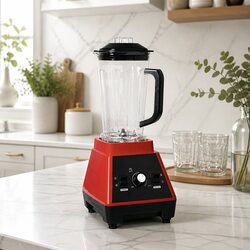 2L Commercial Blender Mixer 1600W High-Torque Stainless Steel Blades Kitchen