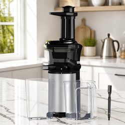 Slow Juicer Cold Press Juice Extractor Quiet DC Motor Reverse Anti-Clog Function