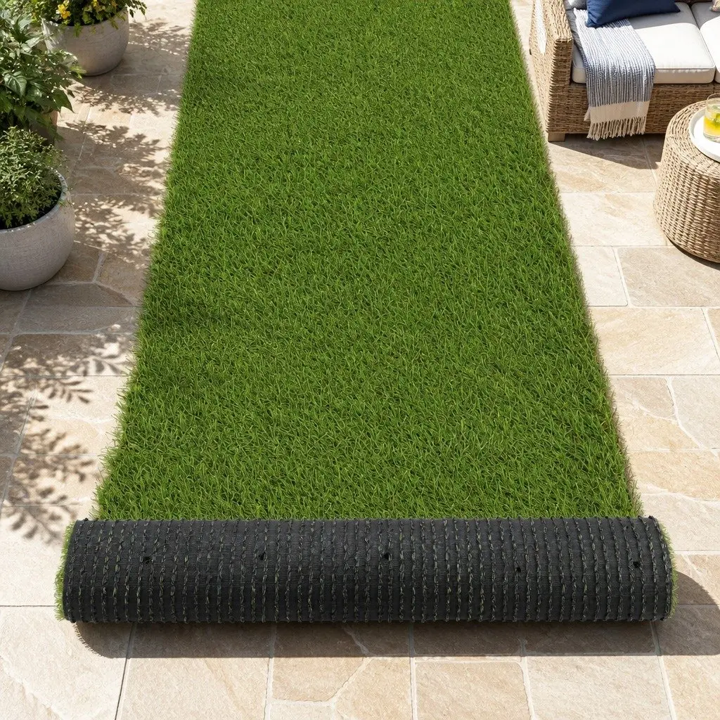Artificial Grass Synthetic Turf 30mm Pile Height Green 2m x 5m Lawn Fake Plant