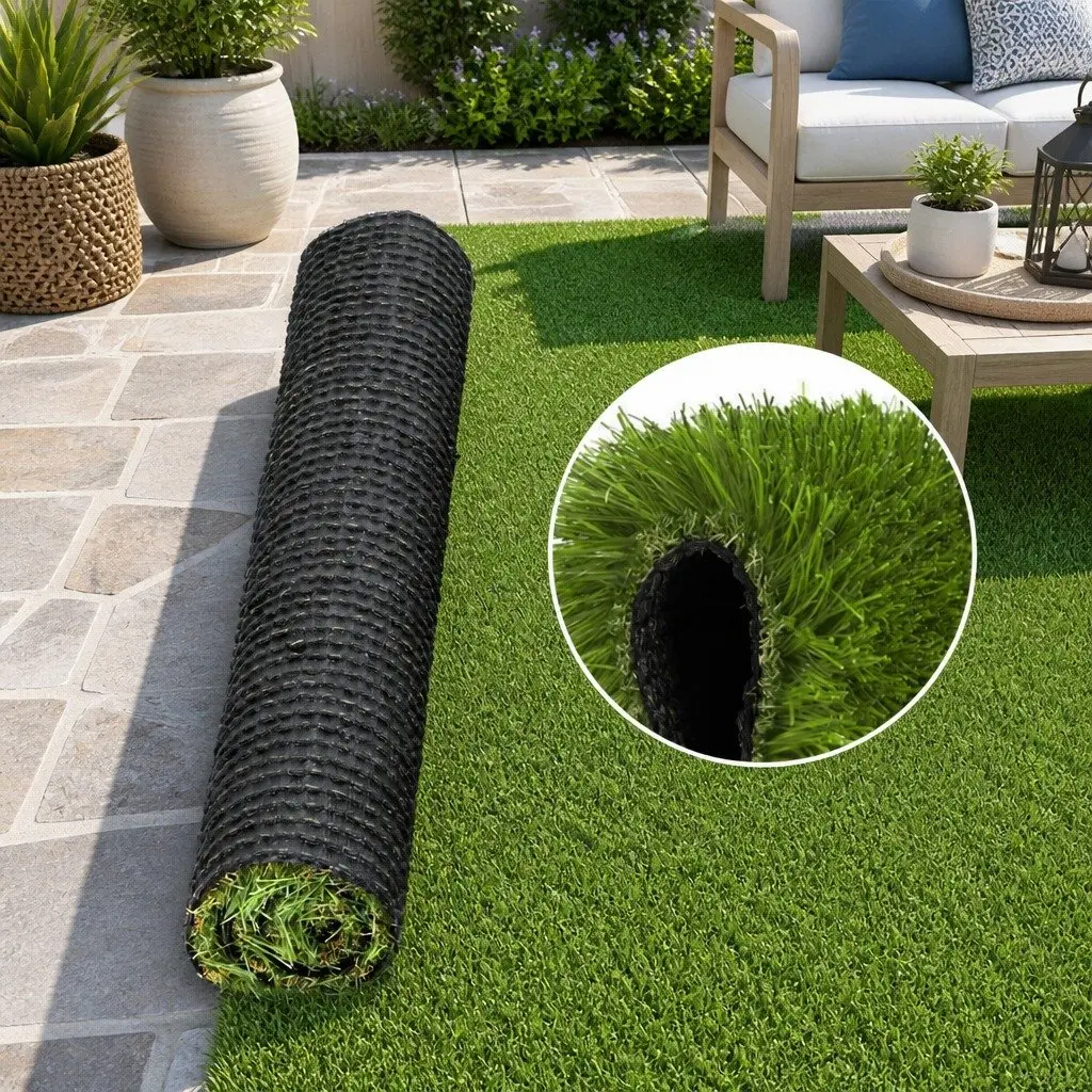 Artificial Grass Synthetic Turf 30mm Pile Height Green 2m x 5m Lawn Fake Plant