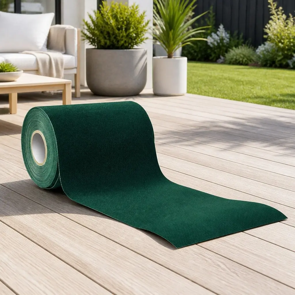 Artificial Grass Tape Self-Adhesive 15cm x 10m Non-Woven Fabric Olive