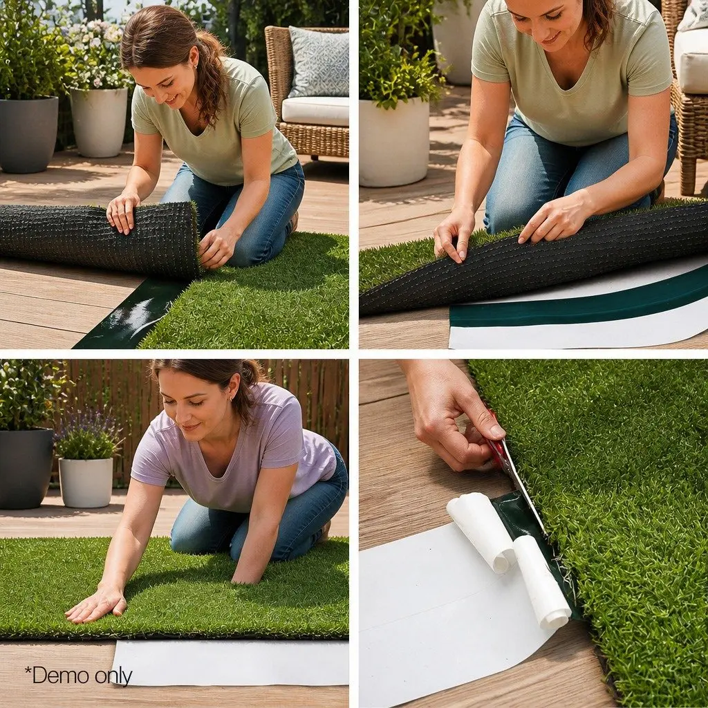 Artificial Grass Joining Tape Self Adhesive 20m x 15cm Green Non Woven Fabric