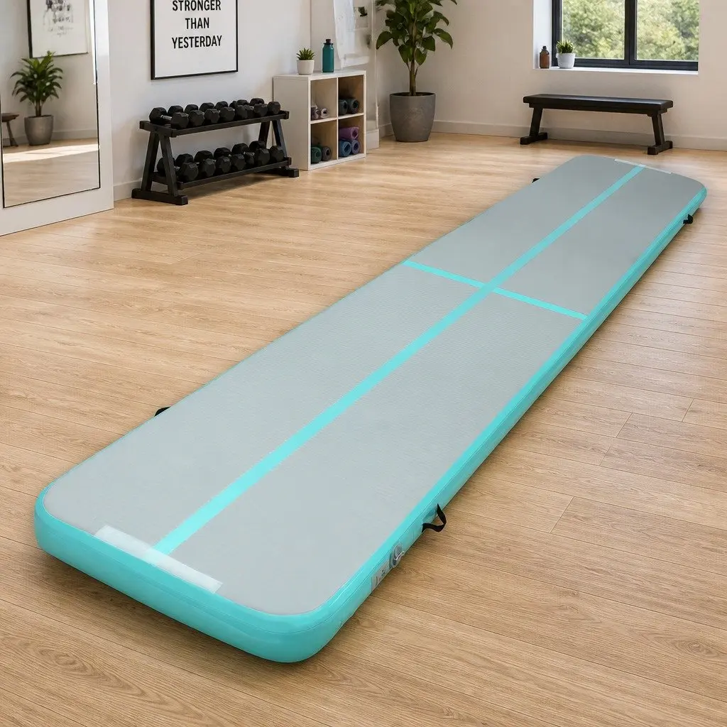 Inflatable Air Track Mat 5M Gymnastics Tumbling Floor Exercise Home Fitness Yoga