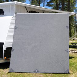 Caravan Pop Top End Screen Roll Out Awning Privacy Shade 2.1x1.8M Grey