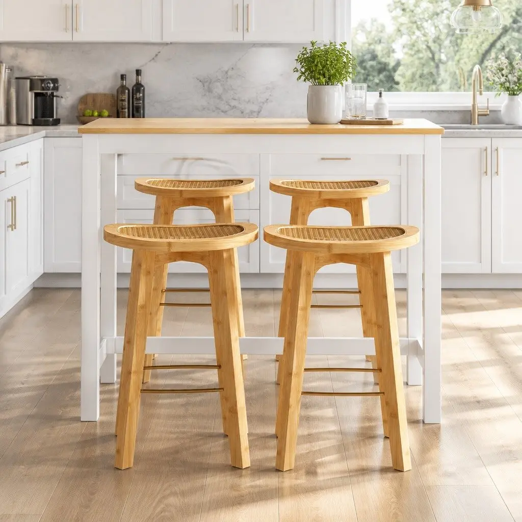 Bar Table and Stools Set Kitchen Dining Table Chairs Cafe Pub Breakfast Bar