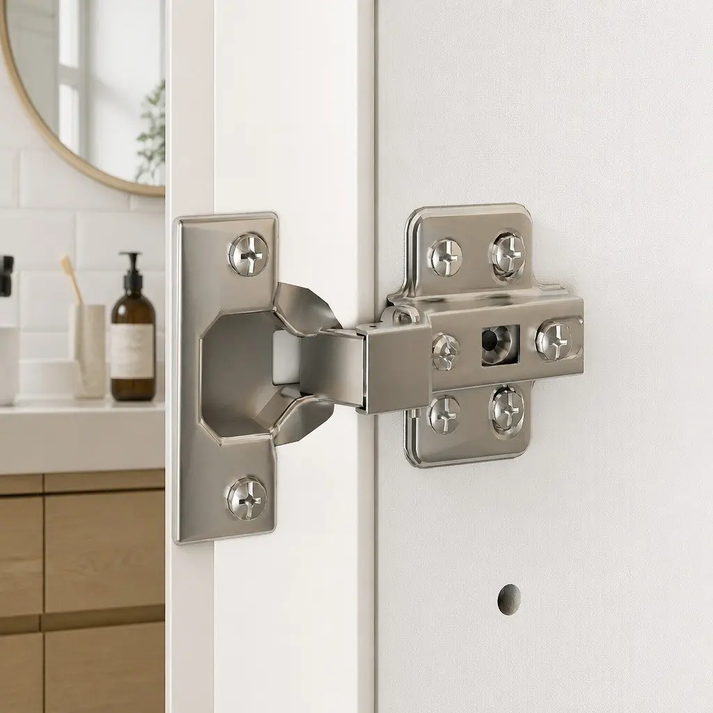 Bathroom Mirror Cabinet Wall-Mounted 75CM with 5X Magnifying Mirror Adjustable Shelves White