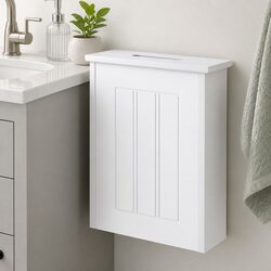 Bathroom Storage Box Slim Toilet Paper Organiser Container Compact 30x15x35cm