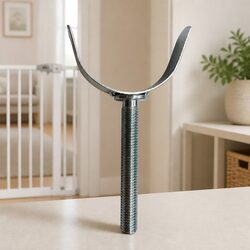 Baby Safety Gate U Style Adaptor Pressure Mounted Expandable Barrier for Kids