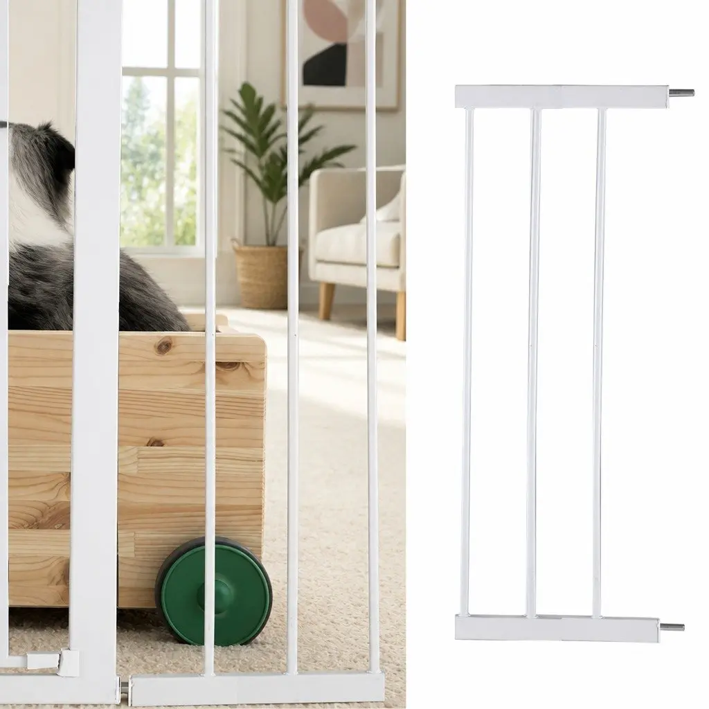 Extension Panel 20cm for Pressure Mounted Gate White