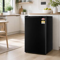 110L Bar Fridge Black Portable Mini Compact Beverage Cooler for Home Office