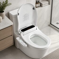 Smart Electric Bidet Toilet Seat LED Display Heated Dryer Warm Water Wash