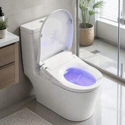 Smart Electric Bidet Toilet Seat Wireless Remote Heated Dryer Auto Wash