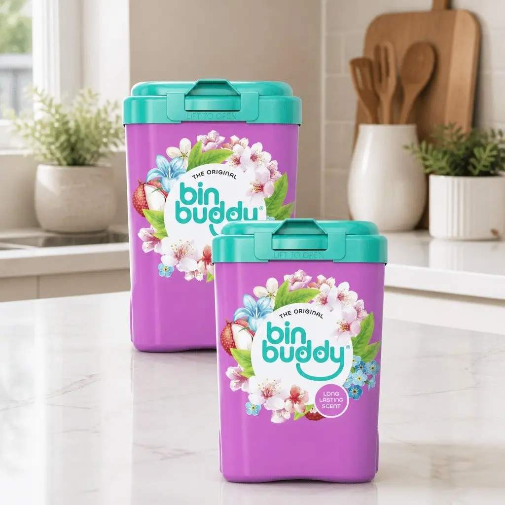 Fresh Spring Blossom 450g Powder x2 Household Bin Odour Neutraliser Freshener