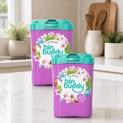 Fresh Spring Blossom 450g Powder x2 Household Bin Odour Neutraliser Freshener