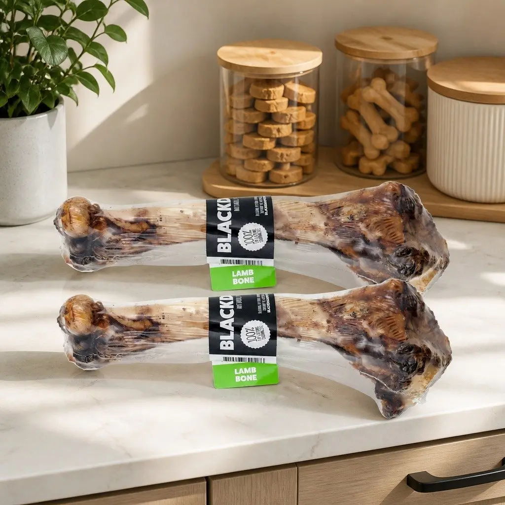 Dog Chew Treats Natural Air Dried High Protein Low Fat Lamb Bones