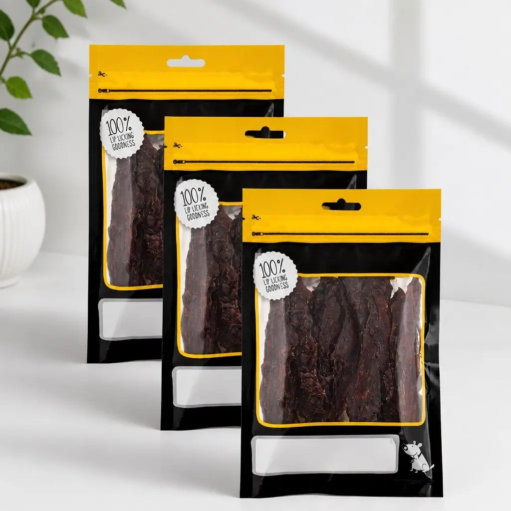 Duck Jerky Dog Treats High Protein Soft Chew 120g