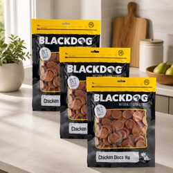 Dog Chicken Discs Oven Baked Treats 3kg Bulk Pack High Protein Crunchy Pet Food