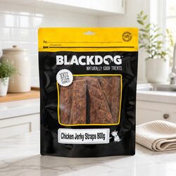 Chicken Jerky Straps 800g Natural Air Dried Dog Treats High Protein Chewy Reward